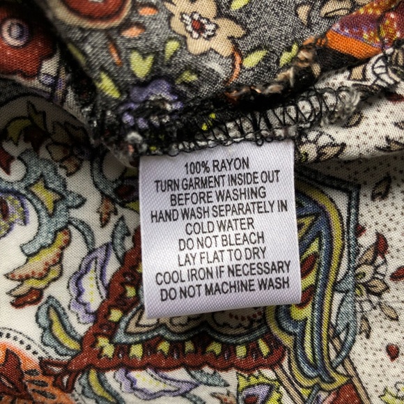 Cotton Candy Floral Paisley Tunic - Picture 8 of 8